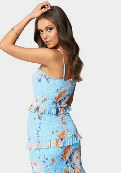 JUMP Festival Season Printed Smocked Woven Dress