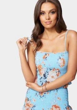 JUMP Festival Season Printed Smocked Woven Dress