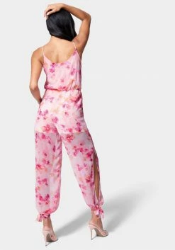 Festival Season Printed Ankle Tie Jumpsuit