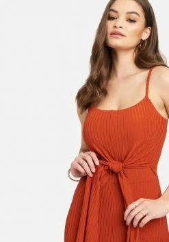 Bridal Knot Waist Slinky Knit Jumpsuit