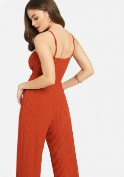 Bridal Knot Waist Slinky Knit Jumpsuit