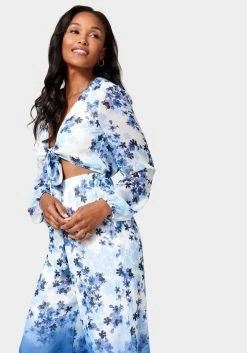 Tie Front Elastic Waist Jumpsuit Festival Season