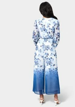 Tie Front Elastic Waist Jumpsuit Festival Season