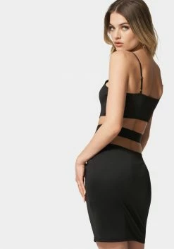 JUMP Side Cutout Bodycon Dress