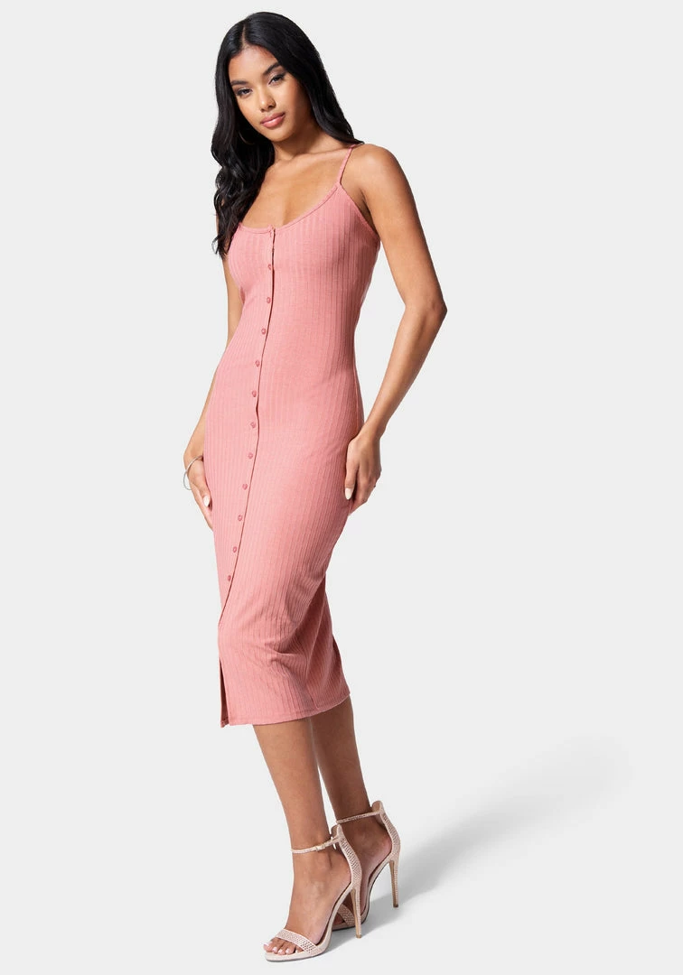 JUMP Festival Season Button Front Rib Midi Dress 3 JUMP Festival Season Button Front Rib Midi Dress