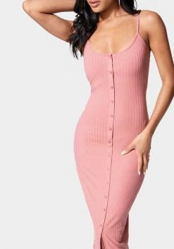 JUMP Festival Season Button Front Rib Midi Dress 10 JUMP Festival Season Button Front Rib Midi Dress