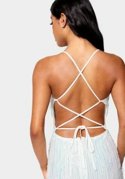 JUMP Night Out Sequin Lace Up Back Dress