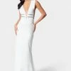 JUMP Bridal Illusion Cutout Sparkle Gown