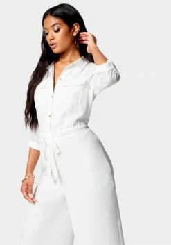 Utility Pocket Culotte Jumpsuit Festival Season