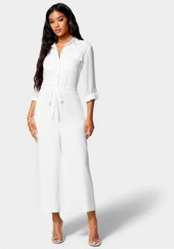 Utility Pocket Culotte Jumpsuit Festival Season