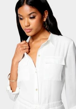 Utility Pocket Culotte Jumpsuit Festival Season