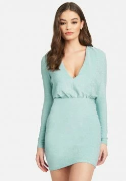 JUMP Blouson Lurex Mini Dress Bridal