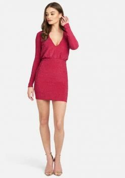JUMP Bridal Blouson Lurex Mini Dress