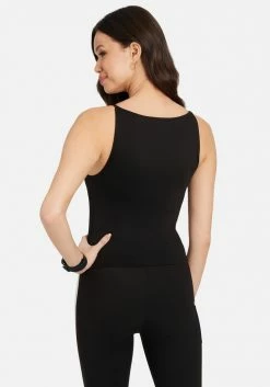 TC Bebe Rubberized Contrast Elastic Top Logo