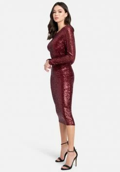 JUMP Best Sellers Sequin Cowl Back Midi Dress 7 JUMP Best Sellers Sequin Cowl Back Midi Dress