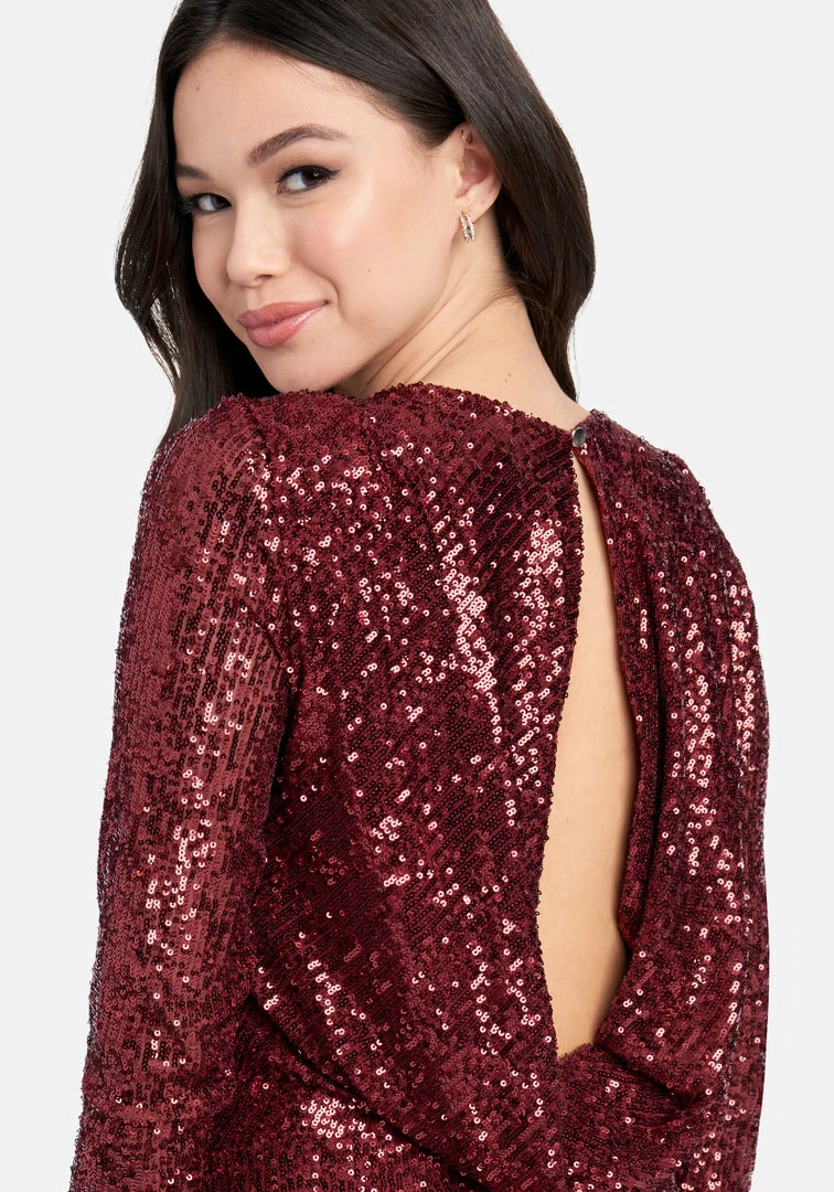 JUMP Best Sellers Sequin Cowl Back Midi Dress 4 JUMP Best Sellers Sequin Cowl Back Midi Dress