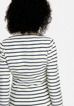 TC Sets Stripe Knit Blazer Jacket