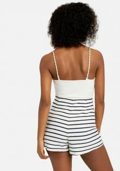 TC High Waist Button Detail Stripe Knit Skort 7 TC High Waist Button Detail Stripe Knit Skort