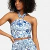 TC Print Shop Ring Detail Halter Top