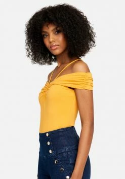 TC Off Shoulder Ring Detail Top 8 TC Off Shoulder Ring Detail Top