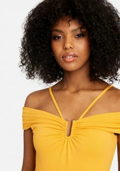 TC Off Shoulder Ring Detail Top 10 TC Off Shoulder Ring Detail Top