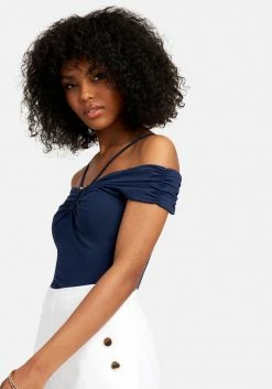 TC Off Shoulder Ring Detail Top Night Out