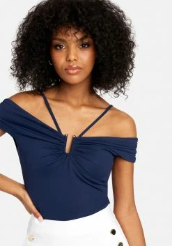 TC Off Shoulder Ring Detail Top Night Out