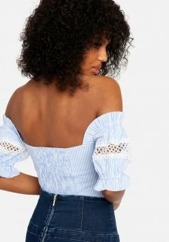 TC Spring/Summer Off Shoulder Sweetheart Top