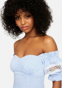 TC Spring/Summer Off Shoulder Sweetheart Top
