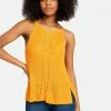 TC Spring/Summer Pointelle Halter Sweater Top