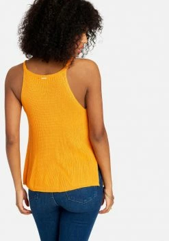 TC Spring/Summer Pointelle Halter Sweater Top 9 TC Spring/Summer Pointelle Halter Sweater Top
