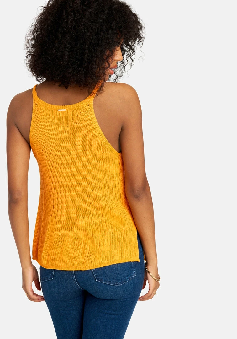 TC Spring/Summer Pointelle Halter Sweater Top 4 TC Spring/Summer Pointelle Halter Sweater Top