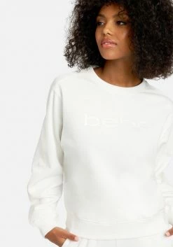 TC Bebe Logo Satin Tape Sweatshirt