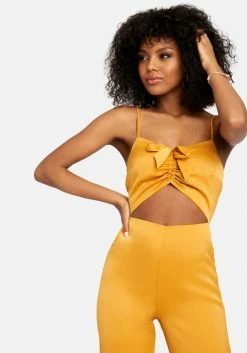 TC Cut Out Wide Leg Jumpsuit