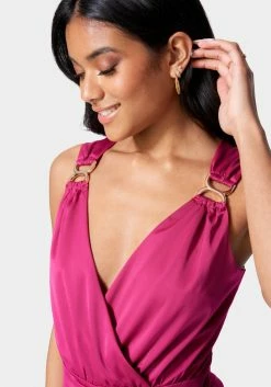 TC Festival Season Surplice Overlay Romper