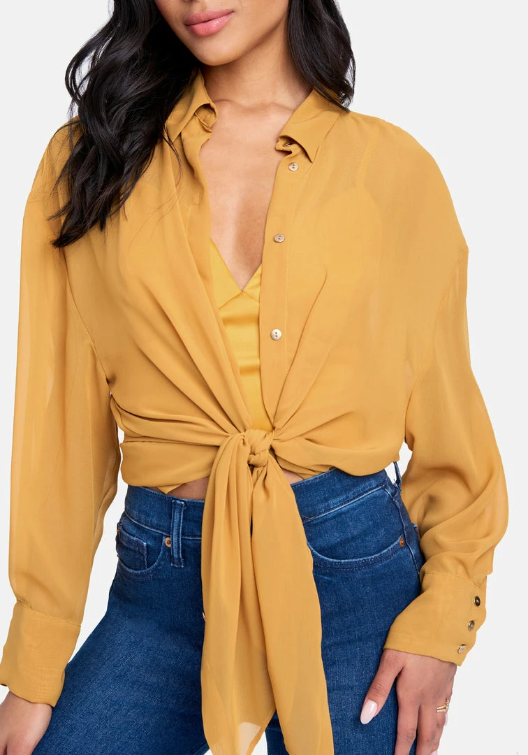 Satin Bustier Top With Matching Chiffon Blouse 4 Satin Bustier Top With Matching Chiffon Blouse