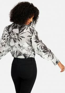 Satin Bustier Top With Matching Chiffon Blouse