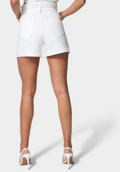 TC Festival Season High Waist Paperbag Denim Short