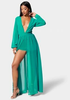 JUMP Deep V Maxi Dress