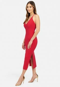 JUMP Bridal Gold Bar Detail Dress