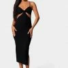 JUMP Festival Season Side Cutout Slit Leg Midi Dress