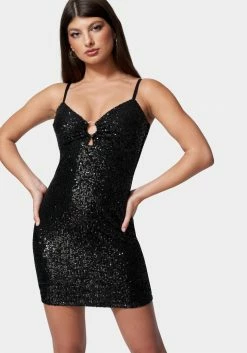 JUMP New Ring Detail Sequin Mini