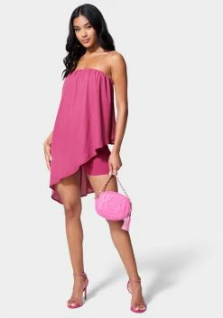 JUMP Strapless Overlay Romper Spring/Summer