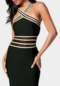 JUMP Bandage Dresses Bandage Cross Front Dress 10 JUMP Bandage Dresses Bandage Cross Front Dress