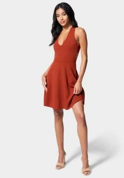 JUMP Festival Season Cross Back Skater Dress