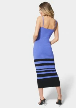 JUMP Striped Midi Dress Festival Season