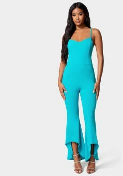 Night Out Ruffle Leg Jumpsuit