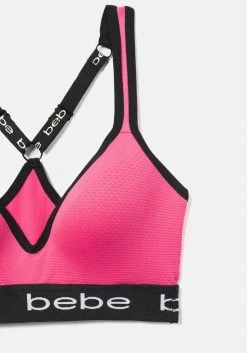 PPI Logo Bebe Seamless Molded Cup Racerback Bra 2 Pack