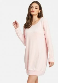 PPI Bebe Velour Logo Printed Sleep Dress