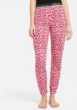 PPI Logo Bebe Animal Print Jogger